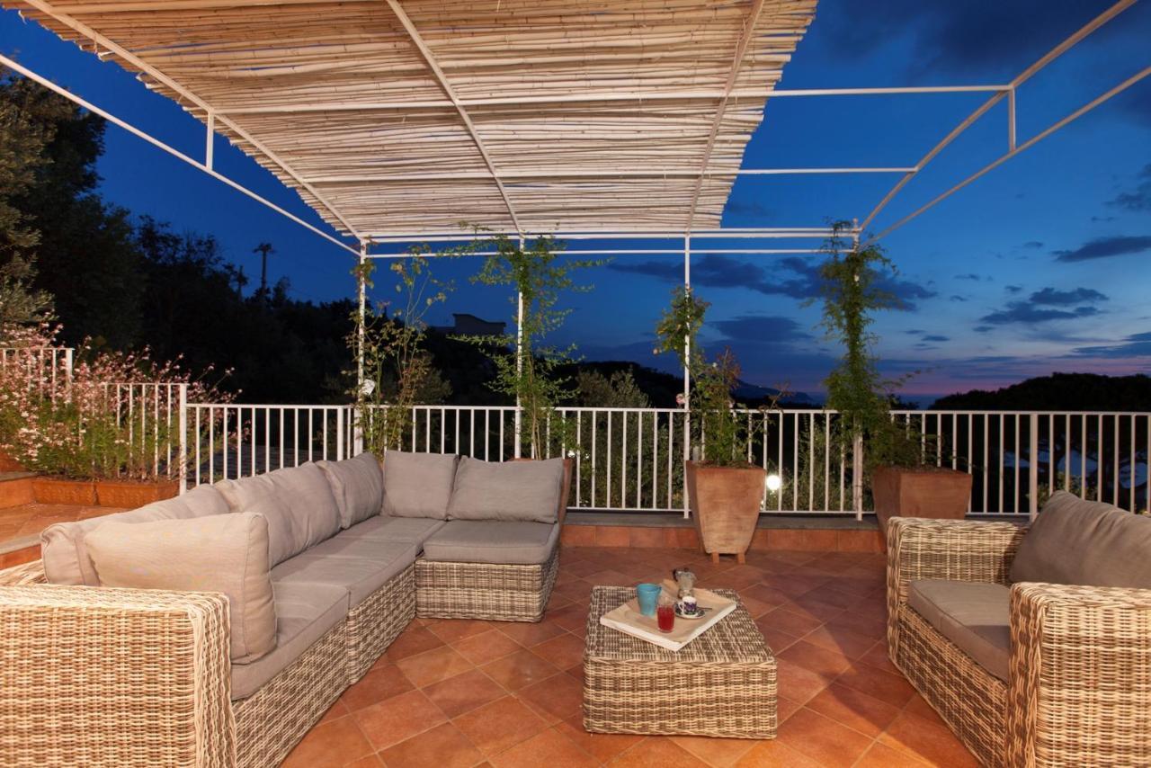 Villa Rusella With Terrace & Breathless Sea Views Massa Lubrense Exterior foto